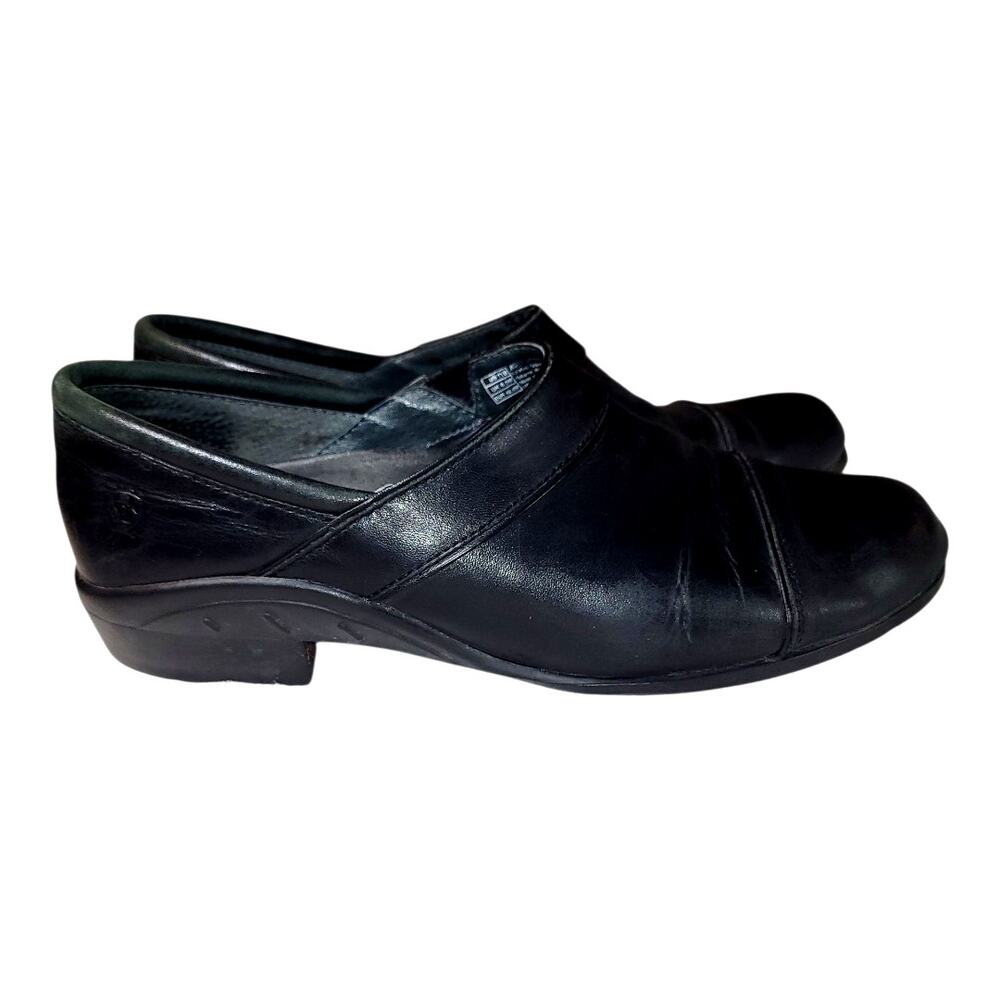 Ariat Men's All Leather Slip-On Business Casual Shoes Black Size 11B